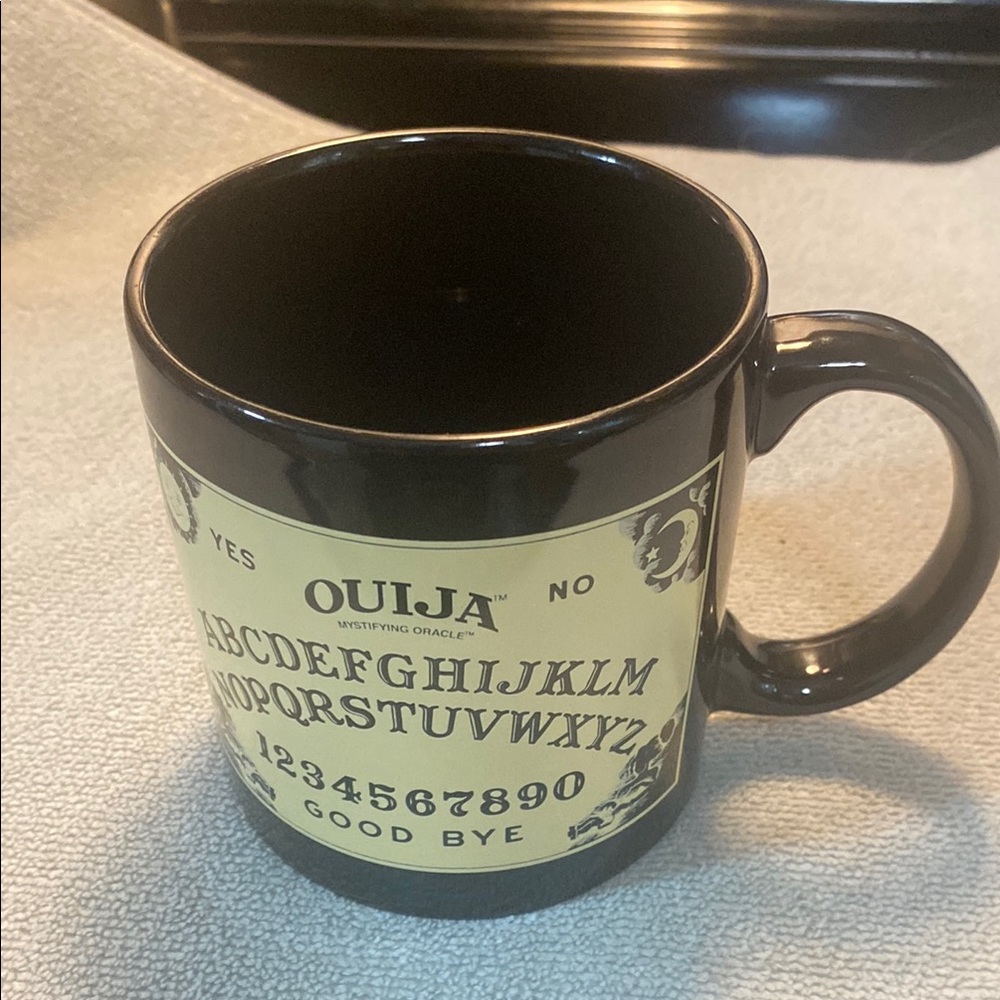 Black and Gold Ouija Board Mug